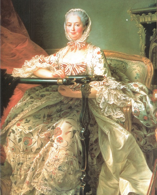 Mme de Pompadour brodant