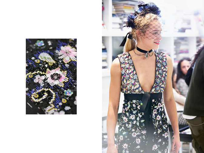 broderie Chanel les fleurs du Ritz