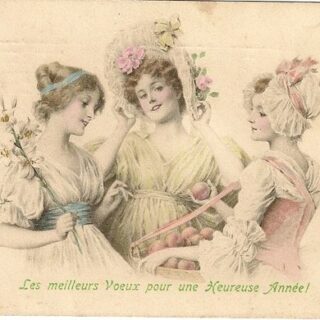 Carte ancienne - Dames coquettes